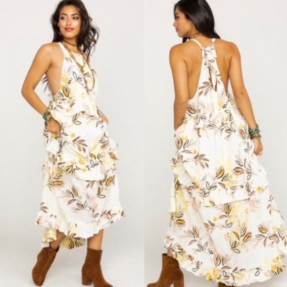 Free People Dresses & Skirts - Free People Anita Boho Maxi Dress S/M  NWT